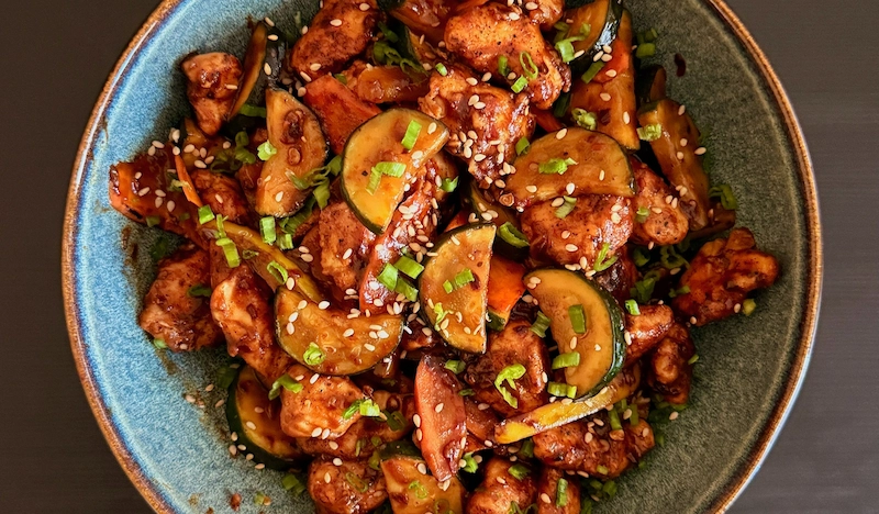Chicken Zucchini Stir-Fry