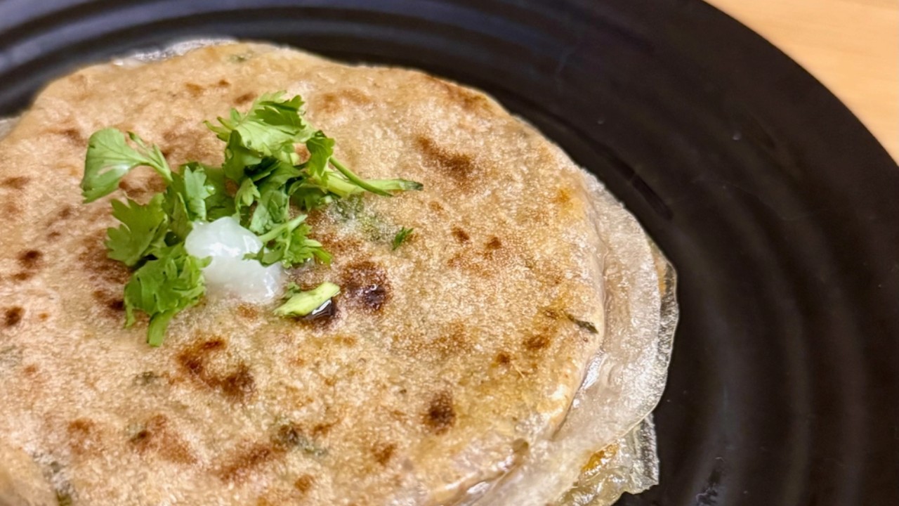 Rice Paper Aloo Parantha