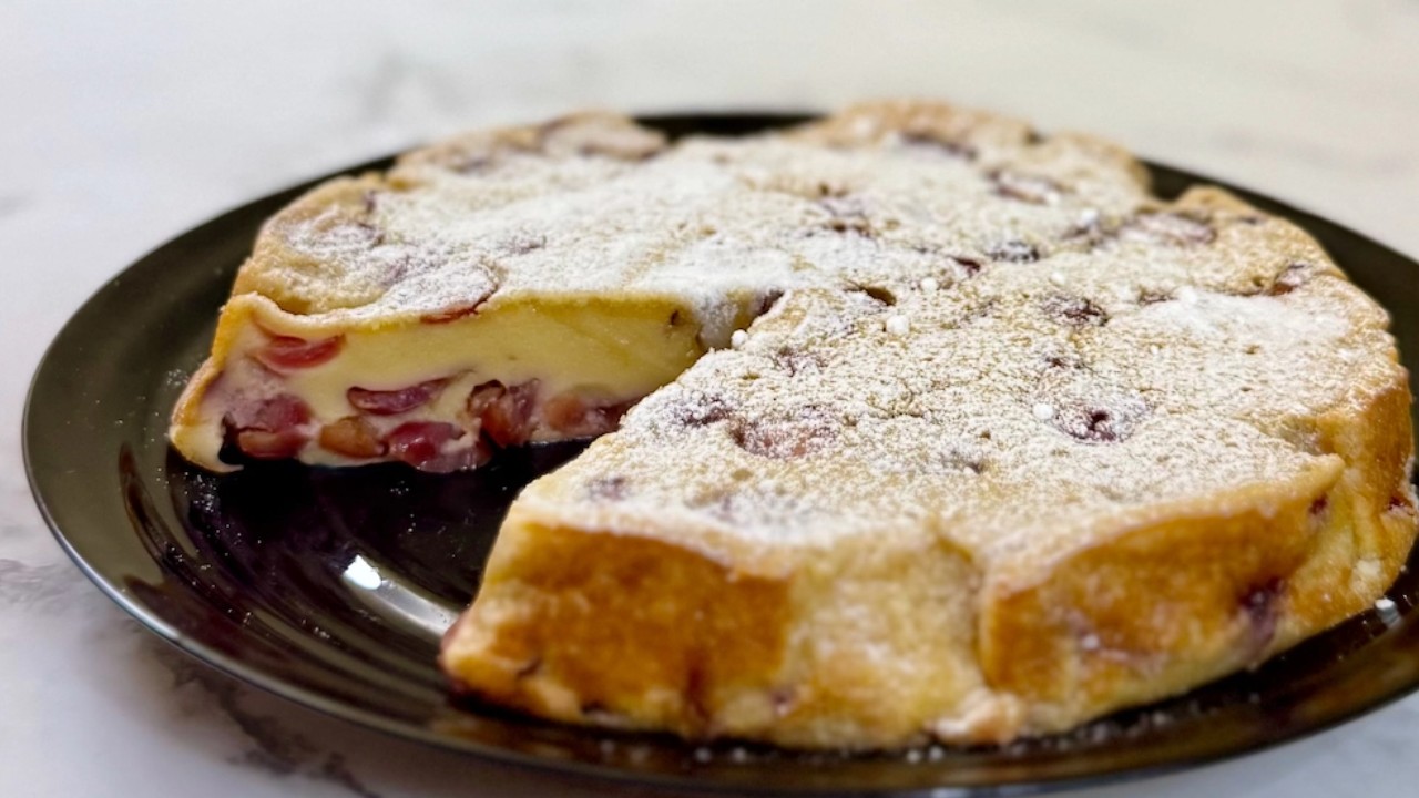 Authentic Cherry Clafoutis Recipe (Classic French Cherry Custard Dessert)