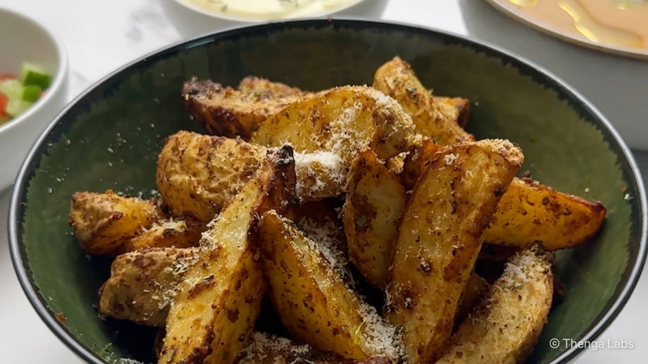 Crispy Air Fryer Potato Wedges