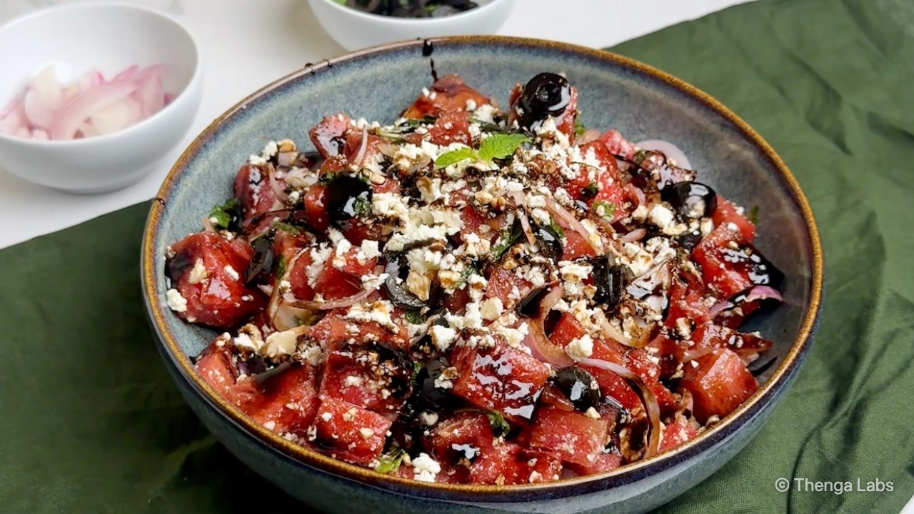 Easy Watermelon Feta Salad (Fresh Summer Recipe in 15 Minutes)